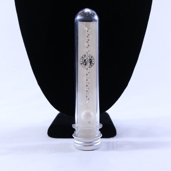 White Jade Sterling Silver Necklace - Picture 7 of 7